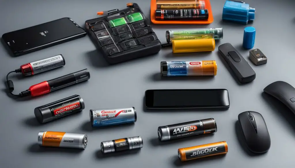AAA batteries for different devices