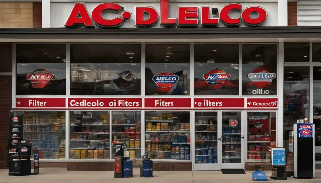 AC Delco oil filters retailers