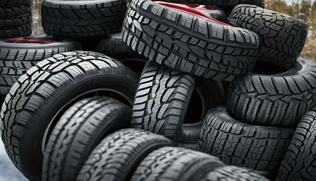 Arctic Claw Tires sizes