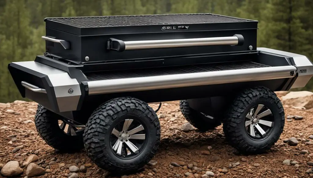 Big Horn Grills all-terrain wheels